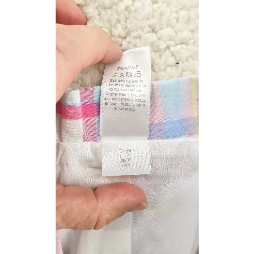 NWT Gymboree Spring Patchwork Plaid Cotton Blazer Cottage Preppy Academia 12